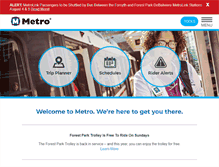 Tablet Screenshot of metrostlouis.org